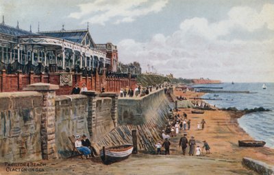 Pavillon et plage, Clacton-on-Sea - Alfred Robert Quinton