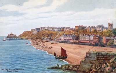 The Leas depuis le port, Folkestone - Alfred Robert Quinton