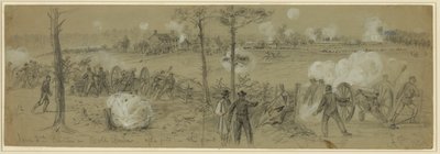 Position du 2 juin près de Cold Harbor - tranchées de fusiliers à l