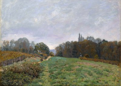 Paysage de Louveciennes. - Alfred Sisley