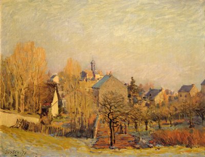 Matin givré à Louveciennes - Alfred Sisley