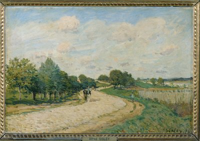 La route de Mantes … - Alfred Sisley