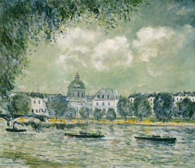 Paysage le long de la Seine avec l