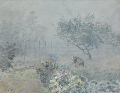 Le Brouillard, Voisins - Alfred Sisley
