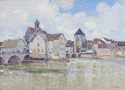 Le Pont de Moret - Alfred Sisley