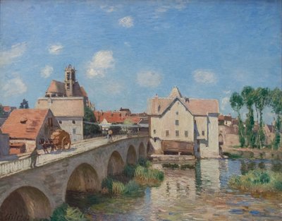Le pont de Moret - Alfred Sisley