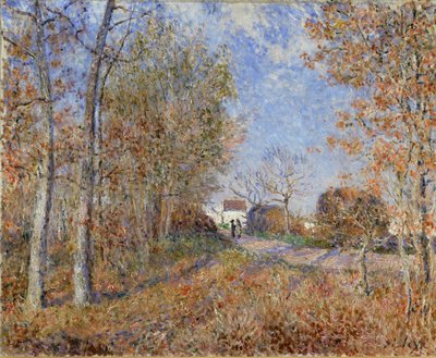 Route à la lisière de la forêt - Alfred Sisley