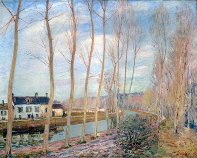 Le canal du Loing - Alfred Sisley