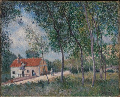La route de Moret à Saint-Mammès - Alfred Sisley