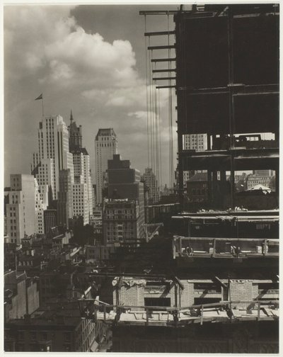 De ma fenêtre à An American Place, Nord - Alfred Stieglitz