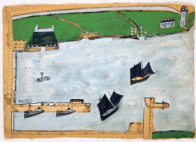 Baie de Mount avec le mont Saint-Michel - Alfred Wallis