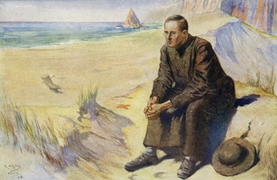 Père Damien, missionnaire catholique belge, en mission dans la colonie de lépreux à Molokai, Hawaï, 1873-1889 - Alfred Wallis Mills