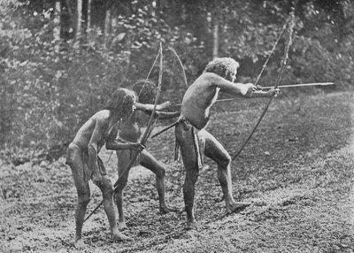 Veddahs ou Hommes sauvages, vers 1890, 1910 - Alfred William Amandus Plate