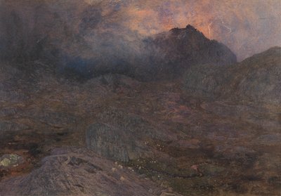 Cwn Trifaen, vers 1857 - Alfred William Hunt