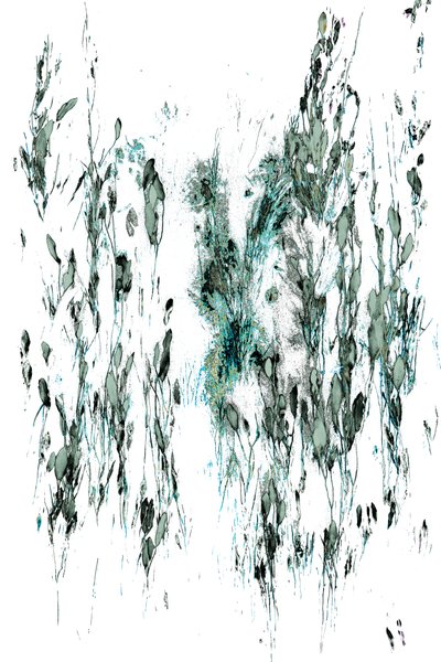 Whispers of the Stream, 2017 (photographie peinte à la main) - Alice Gur-Arie