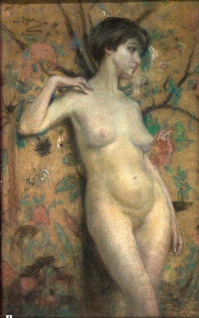Nu contre écran - Alice Pike Barney