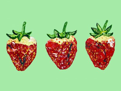 Des fraises d