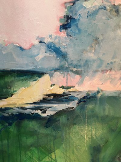 Paysage spectaculaire avec un ciel rose - Alice White