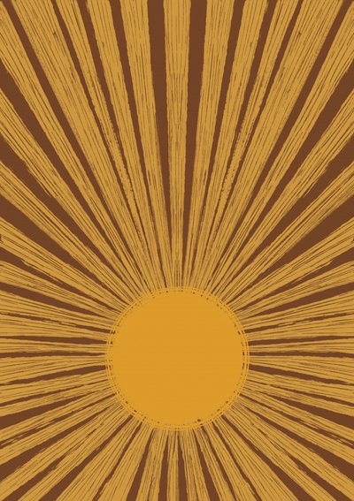 Rayons de soleil rétro aux teintes chaudes - Aliya Putrus