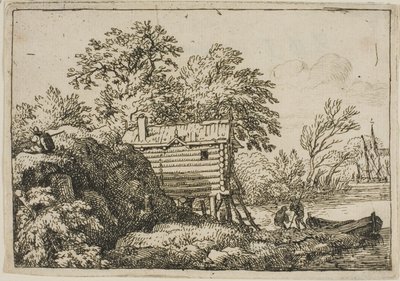 Le bateau du pêcheur - Allaert van Everdingen