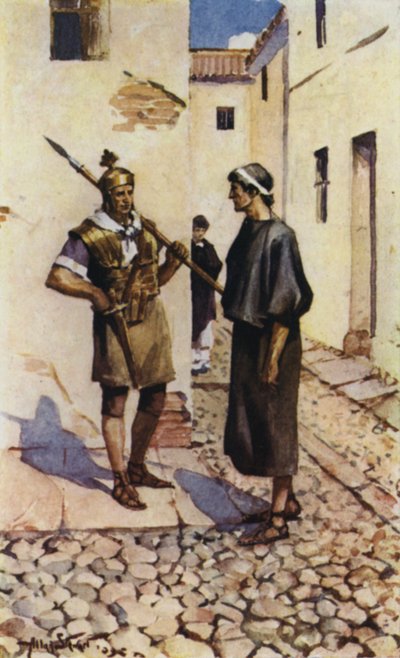 Alban et le prêtre - Allan (after) Stewart