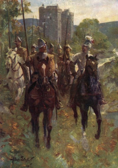 Les "Border Reivers" partent en raid de bétail - Allan (after) Stewart