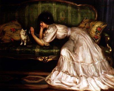Jouer avec le chaton - Allan Douglas Davidson