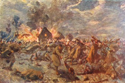 WW1 : Charge à la baïonnette des London Scottish à Messines, Halloween - Allan Stewart