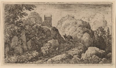 Chariot dans un passage étroit - Allart van Everdingen