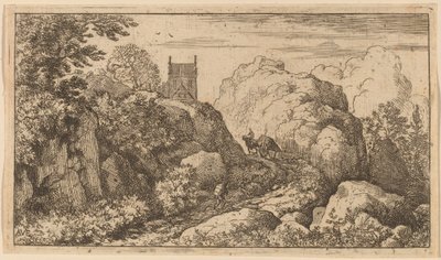 Chariot dans un passage étroit - Allart van Everdingen
