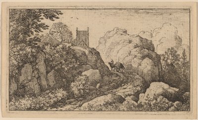 Chariot dans un passage étroit, probablement vers 1645-1656 - Allart van Everdingen