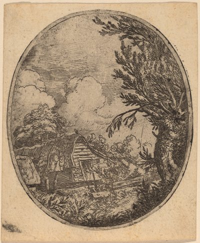 Hamlet entre les arbres - Allart van Everdingen