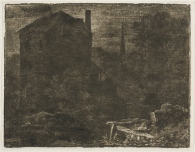 Paysage dans le style sombre - Allart van Everdingen