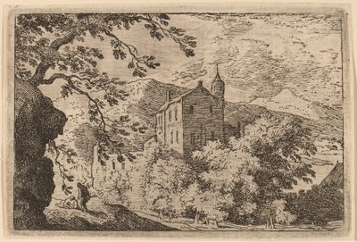 Grande maison avec une tourelle - Allart van Everdingen