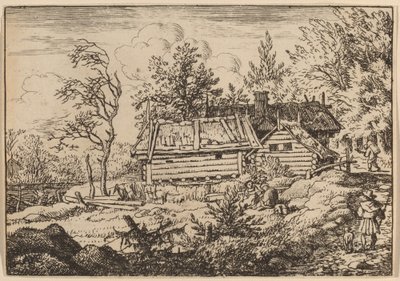 Pèlerin avec un chien, probablement vers 1645-1656 - Allart van Everdingen