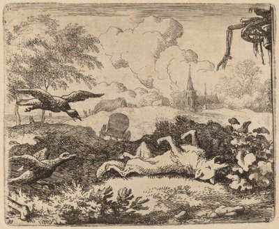 Reynard et les Corbeaux - Allart van Everdingen