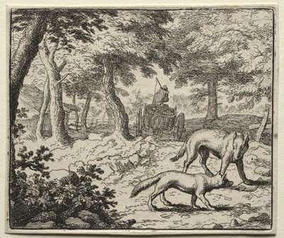Reynard le Renard : La défense du blaireau de Reynard - Allart van Everdingen