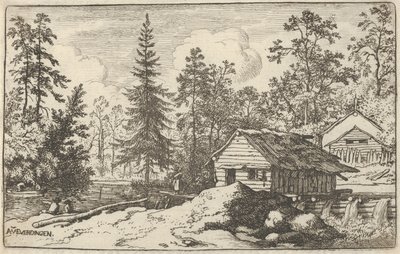 La femme regardant vers le bateau - Allart van Everdingen