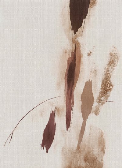 Traits abstraits aux accents terreux - Alma