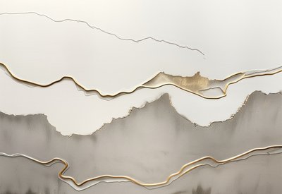 Paysage aux nuances dorées - Alma