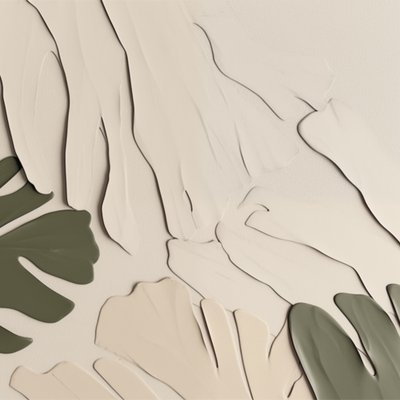 Formes botaniques aux teintes douces - Alma