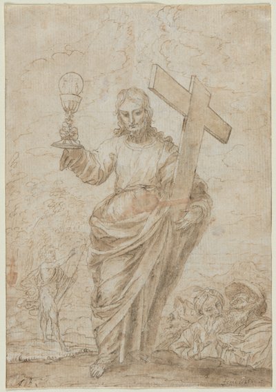 Christ tenant un calice et une croix - Alonso Cano