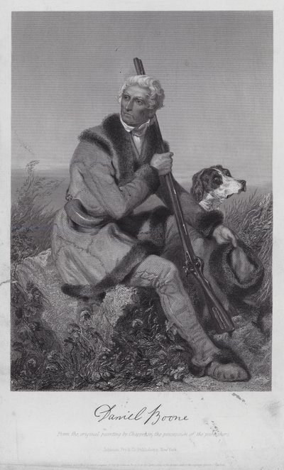 Daniel Boone (gravure) - Alonzo (after) Chappel