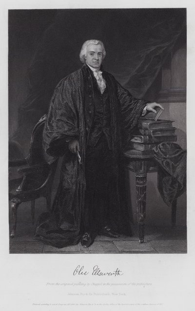 Oliver Ellsworth (gravure) - Alonzo (after) Chappel