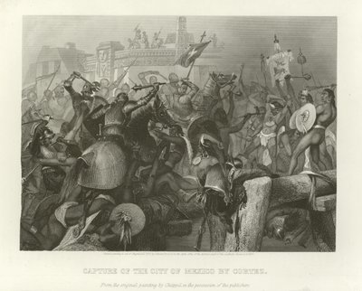 Capture de la ville de Mexico - Alonzo Chappel
