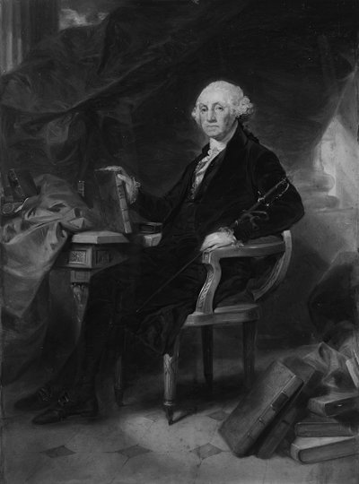 George Washington : Conception pour une gravure, vers 1860 - Alonzo Chappel