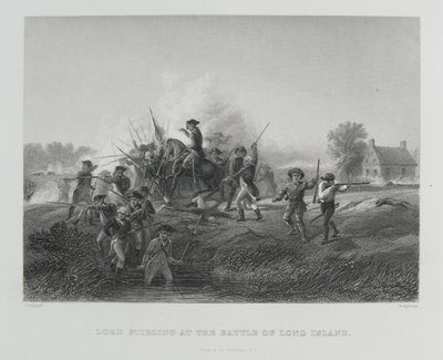 Lord Stirling à la bataille de Long Island, 1776 - Alonzo Chappel