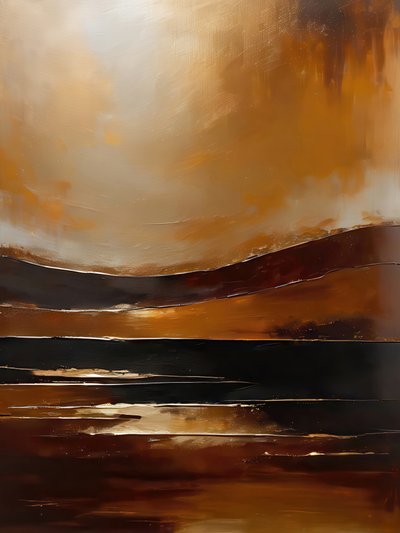 Paysage abstrait au coucher du soleil - Alpenglow Workshop
