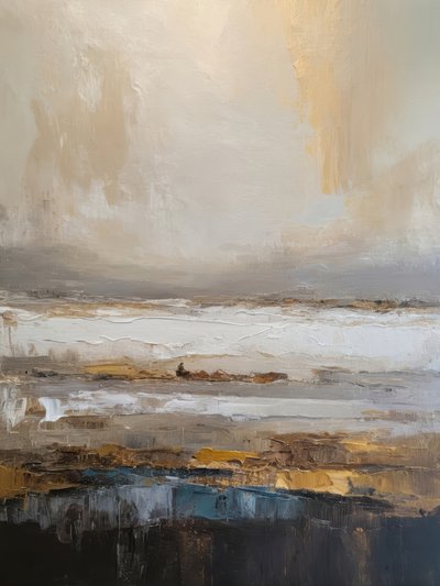 Paysage abstrait serein - Alpenglow Workshop