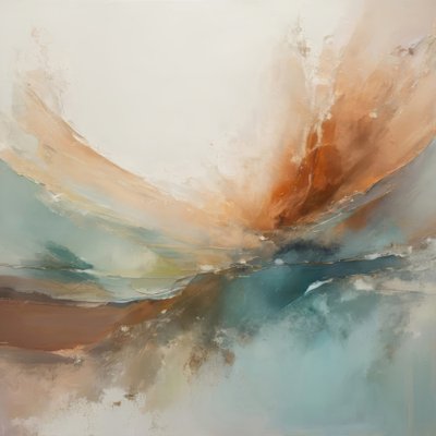 Paysage abstrait serein - Alpenglow Workshop
